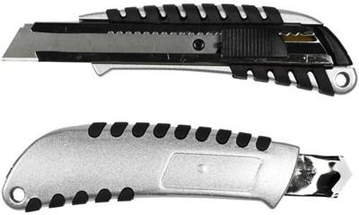 Enzo Benson afbreekmes 18mm aluminium/zwart - 6410820