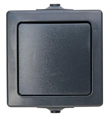 Kopp SWD opbouw schakelaar kruis antraciet - 4628280