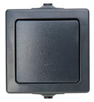 Kopp SWD opbouw schakelaar kruis antraciet - 4628280 - thumbnail