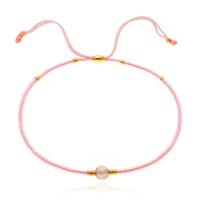 Deja Armband Miyuki Glas kralen - Pink - thumbnail