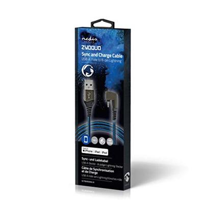 Nedis USB-Kabel | Apple Lightning 8-Pins naar USB-A Male | 480 Mbps | 1 m | 1 stuks - GCTB39300AL10 GCTB39300AL10