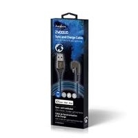 Nedis USB-Kabel | Apple Lightning 8-Pins naar USB-A Male | 480 Mbps | 1 m | 1 stuks - GCTB39300AL10 GCTB39300AL10 - thumbnail