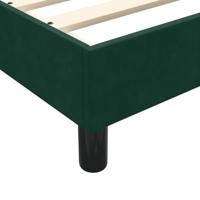 Boxspring zonder matras fluweel donkergroen 80x210 cm - thumbnail