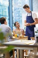 Lunchservet tork advanced vierdevouw grijs | 10 stuks - thumbnail