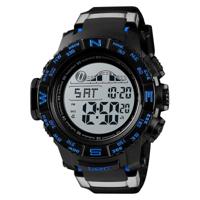 SKMEI 1380 mannen modieuze buiten 50m waterdichte digitale horloge grote Dial sport pols Watch(Blue) - thumbnail