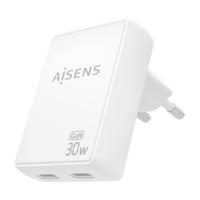 Oplader Aisens ASCH-30W2P075-W Wit 30 W - thumbnail