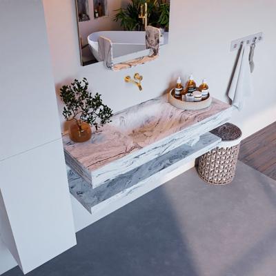 MONDIAZ ALAN-DLUX 120cm planchet Glace. Vrijhangende wastafel CLOUD midden zonder kraangat, kleur Glace. MONDIAZ ALAN-DLUX 120cm planchet Glace. Vrijhangende wastafel CLOUD midden zonder kraangat, kleur Glace.