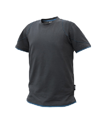 DASSY t-shirt kinetic bruin/grijs xs
