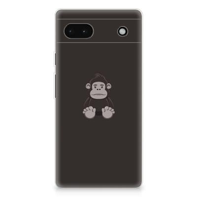 Google Pixel 6A Telefoonhoesje met Naam Gorilla Google Pixel 6A Telefoonhoesje met Naam Gorilla