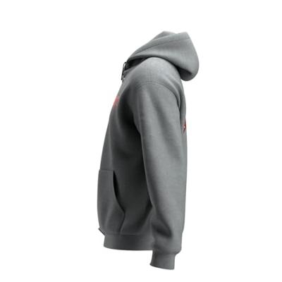 Safety Jogger ACDC Hoodie | Lichtgrijs/Rood | Maat 3XL - WI10163XL