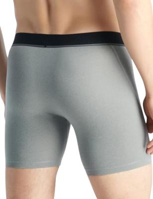 Adidas Boxershorts Micro flex lang 3-pack zwart grijs