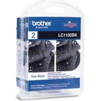 Brother LC-1100BK Black Ink Cartridge 2 stuks - thumbnail