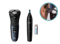 Philips S3134/57 Shaver Series 3000 - Scheerapparaat incl. neus- en oorhaartrimmer - thumbnail