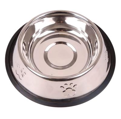 Nobleza RVS voerbak voor hond en kat - Patroon - Anti slip