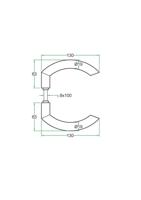 Krukpaar GINO rvs mat - thumbnail