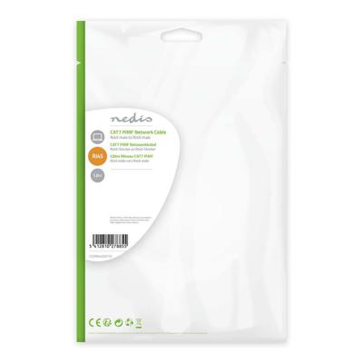 Nedis CAT7-Kabel | PiMF | RJ45 Male naar RJ45 Male | 1 m | Grijs | 1 stuks - CCGP85420GY10 CCGP85420GY10