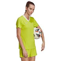 adidas Entrada 22 Voetbalshirt Dames Lichtgroen Wit - thumbnail