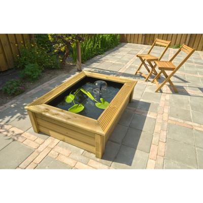 Quadro 6 houten vijverombouw Wood 2 Quadro 6 houten vijverombouw Wood 2