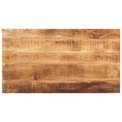 Tafelblad rechthoekig 120x70x3,8 cm massief ruw mangohout