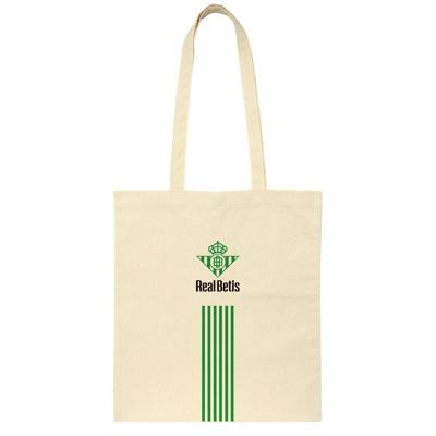 Handtas Real Betis Balompié Beige Katoen