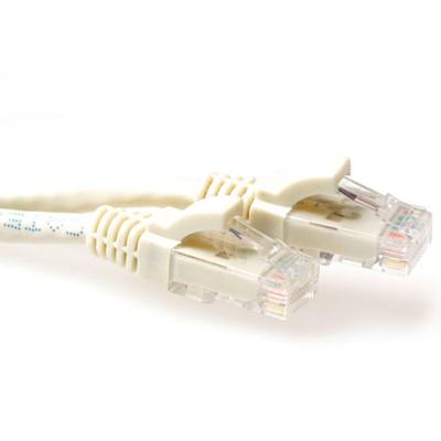 ACT IB3205 U/UTP CAT6A Patchkabel | Snagless | RJ45 Connectoren | Ivoor | 5 meter