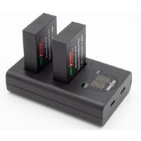 ChiliPower LP-E12 Canon USB Duo Kit - Camera accu set - thumbnail