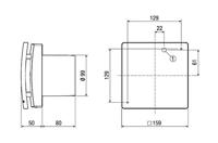 Maico Ventilatoren ECA 100 ipro K Wand- en plafondventilator 230 V 92 m³/h 10 cm - thumbnail