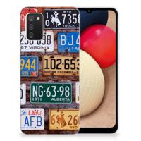 Samsung Galaxy A02s | Siliconen hoesje | met foto Kentekenplaten - thumbnail
