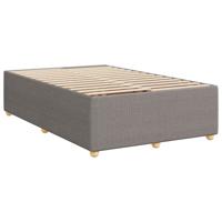 Boxspring met matras stof taupe 120x200 cm - thumbnail
