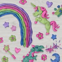 Hasbro Play-doh Playdoh glitterplamuur - thumbnail