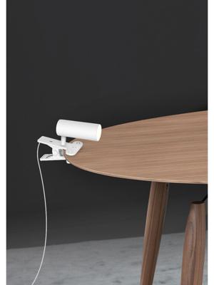 Home sweet home LED clips tube klem tafellamp wit Home sweet home LED clips tube klem tafellamp wit