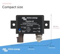 Victron Energy Cyrix-ct 12/24V 230A Relaismodule Nominale spanning: 12 V, 24 V Schakelstroom (max.): 500 A 1 stuk(s) - thumbnail