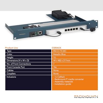 Rackmount.IT RM-FB-T3 rack-toebehoren Montageset Rackmount.IT RM-FB-T3 rack-toebehoren Montageset