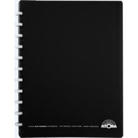 Atoma Eco schrift, ft A4 +, 120 bladzijden, geruit 5 mm, met 6 tabbladen en 5 showtassen, assorti - thumbnail
