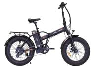 Altec Focus Fatbike Vouwfiets 20 Inch 42 cm Unisex 8V Schijfrem Matzwart - thumbnail