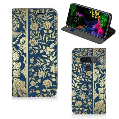 LG G8s Thinq Smart Cover Beige Flowers LG G8s Thinq Smart Cover Beige Flowers