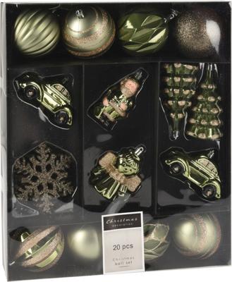 Xmas Hangdeco Set 20Pcs Groen kerst Nampook - Nampook Xmas Hangdeco Set 20Pcs Groen kerst Nampook - Nampook