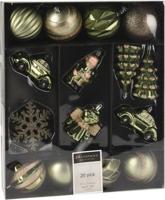 Xmas Hangdeco Set 20Pcs Groen kerst Nampook - Nampook - thumbnail