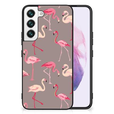 Samsung Galaxy S22 Dierenprint Telefoonhoesje Flamingo Samsung Galaxy S22 Dierenprint Telefoonhoesje Flamingo