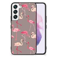 Samsung Galaxy S22 Dierenprint Telefoonhoesje Flamingo - thumbnail