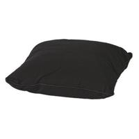 Sierkussen 45x45 piping Panama black - thumbnail