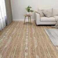 VidaXL Vloerplanken 20 st zelfklevend 1,86 m² pvc bruin - thumbnail