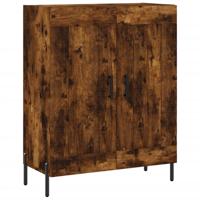 Dressoir 69,5x34x90 cm bewerkt hout gerookt eikenkleurig - thumbnail