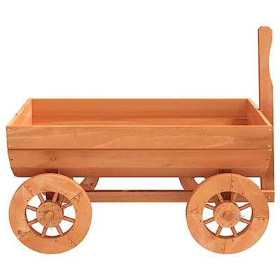 Wagen decoratief 70x43x54 cm massief vurenhout