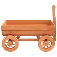 Wagen decoratief 70x43x54 cm massief vurenhout - thumbnail
