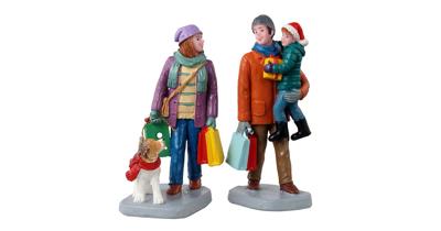Holiday shoppers set of 2 kerstfiguur LEMAX - Lemax