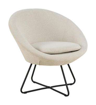 Bendt Fauteuil 'Lærke' Geweven, kleur Beige
