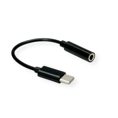 VALUE USB type C - 3,5mm Audio Adapter, Male/Female, 0,13 m
