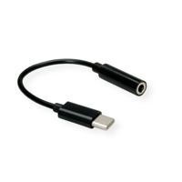 VALUE USB type C - 3,5mm Audio Adapter, Male/Female, 0,13 m - thumbnail
