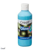 Creall glow in the dark verf blauw 250ml - thumbnail